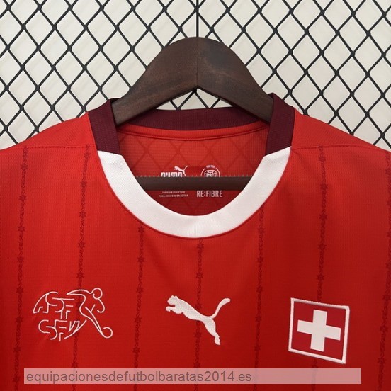 Nuevo Tailandia 1ª Camiseta Suiza 2024 Rojo Baratas
